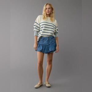 American Eagle Stretch Mini Ruffle Skort